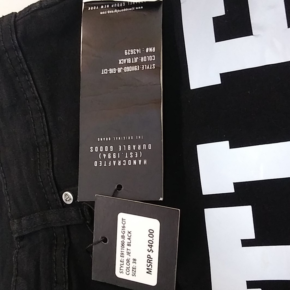 Men's Encrypted Black Shorts - Picture 2 of 3